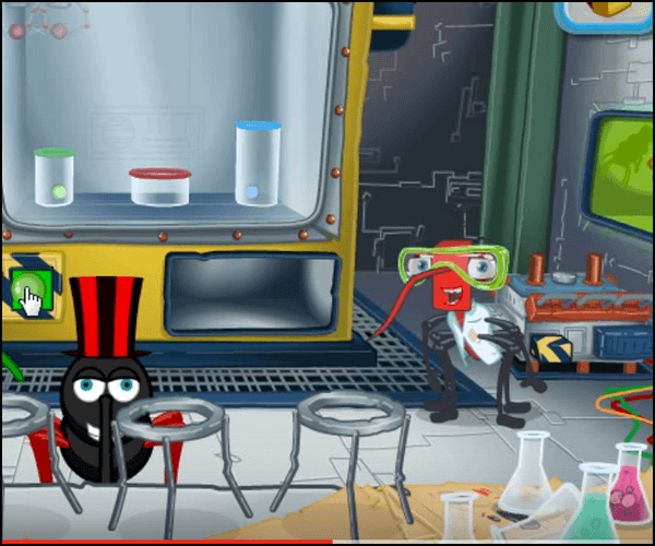 Bin Weevils - Laboratory Lockdown Preview Mission. >> My work involved AS3 coding, story telling and game creative direction.